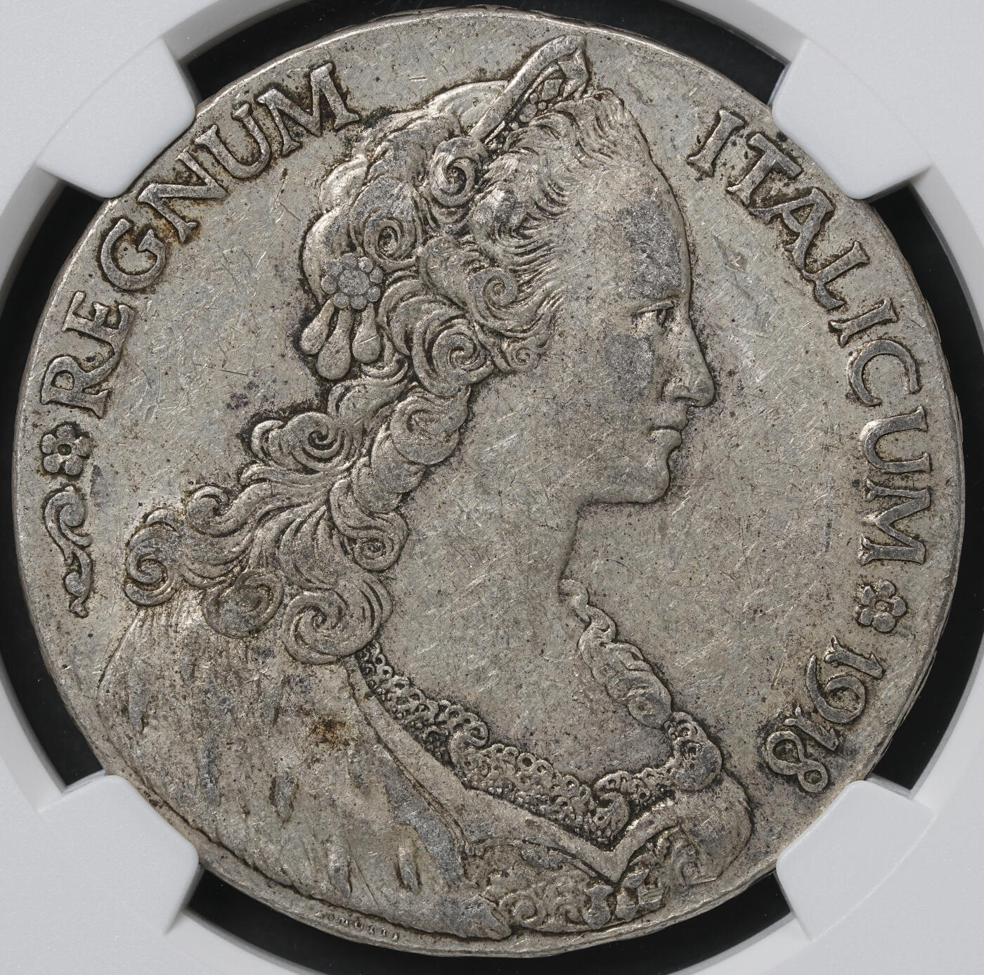 修遠堂世界钱币第六十一期 NGC XF45 1918年意属厄立特里亚1泰勒大银币