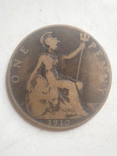 纪念币 评级币 硬币专场 1910年 英国一便士。