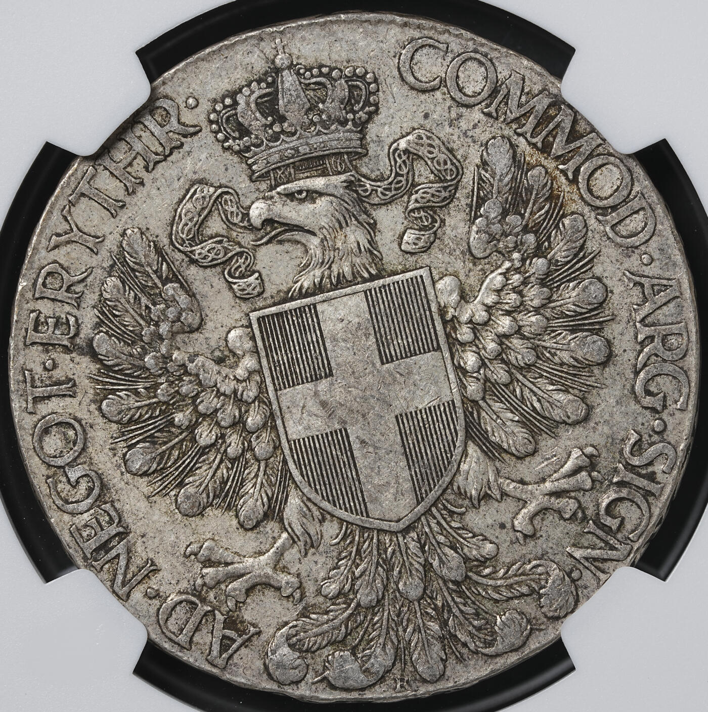 修遠堂世界钱币第六十一期 NGC XF45 1918年意属厄立特里亚1泰勒大银币