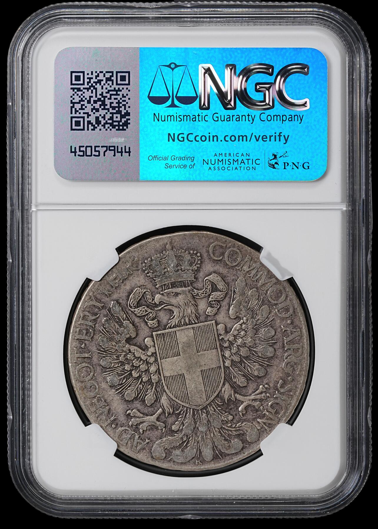 修遠堂世界钱币第六十一期 NGC XF40 1918年意属厄立特里亚1泰勒大银币
