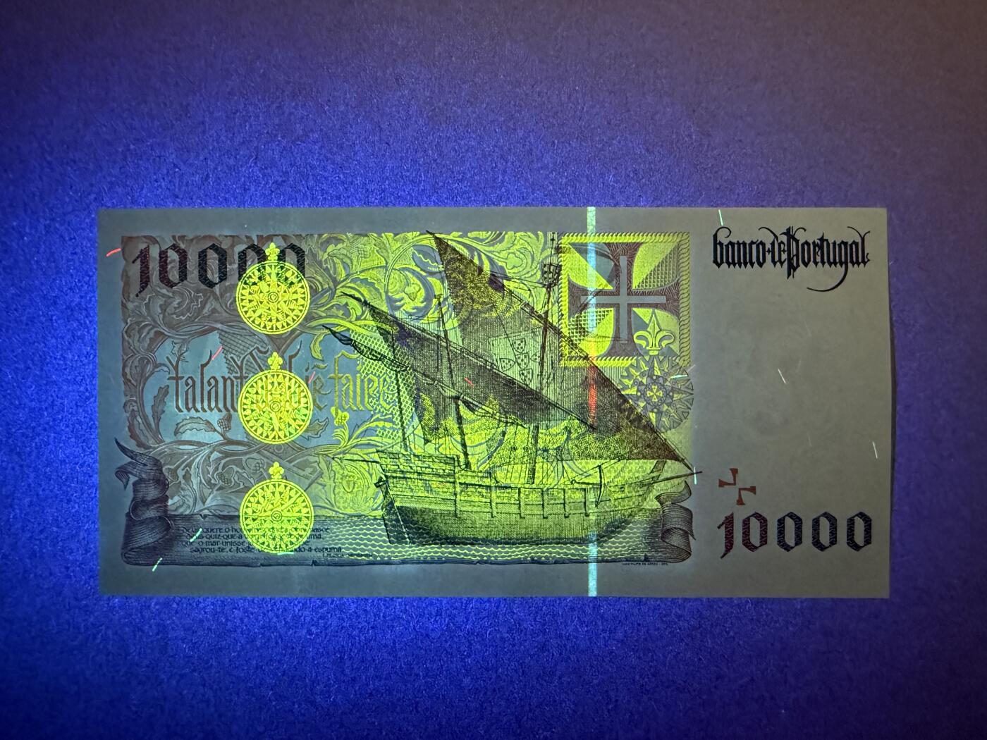 《艾美收藏》第191期-周日名誉品盛宴 葡萄牙10000埃斯库多 UNC 1997年 葡萄牙航海家亨里克王子 无47