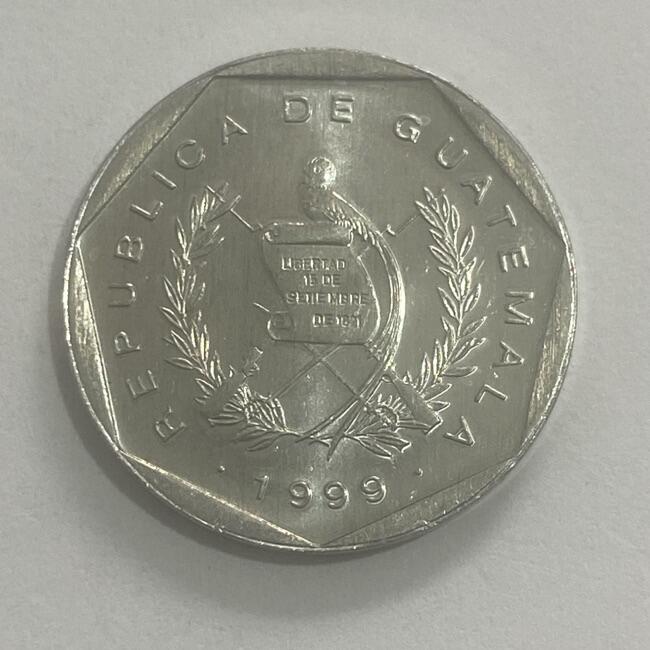 世界各国流通币专场 1999年危地马拉1分，全新