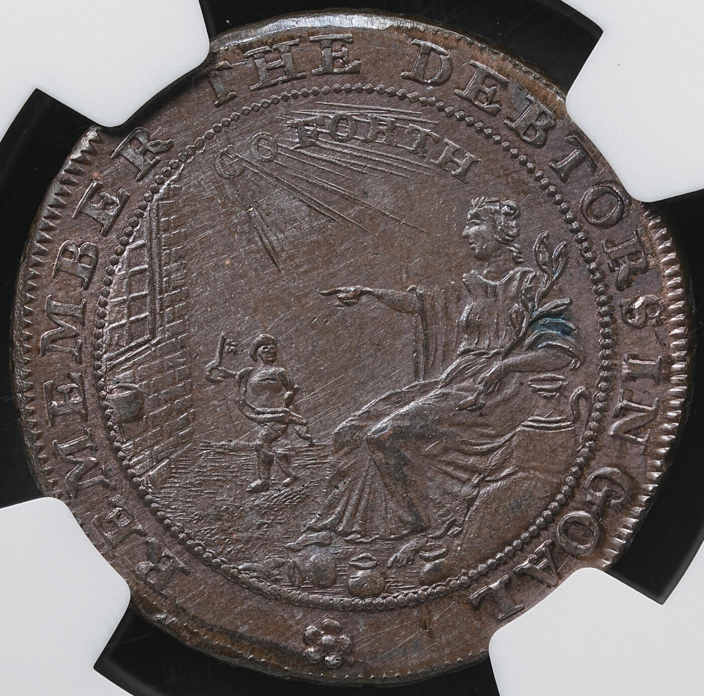 修遠堂世界钱币第六十一期 NGC MS62BN 1790年代英国萨默塞特郡-巴斯1/2便士代用币