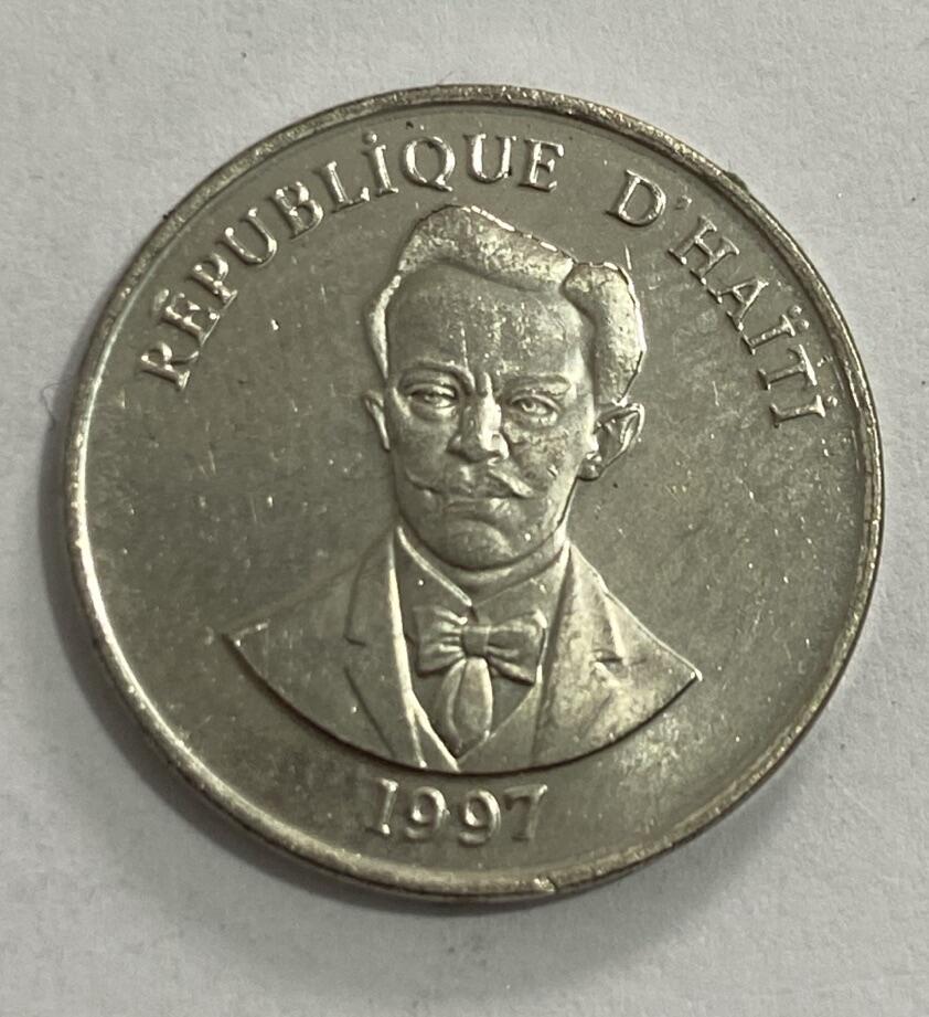 世界各国流通币专场 1997年海地5分，全新