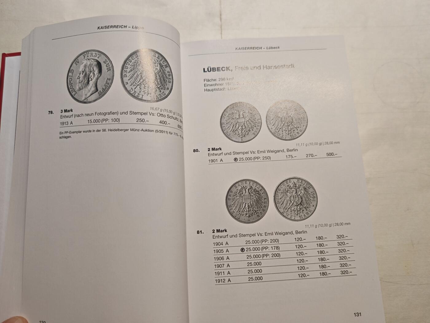 博洋堂世界钱币拍卖第114期（全场包邮） 全新德国耶格目录 1871年至今 全书1020页，书籍较重，德系玩家必备工具书。该拍品运费到付。