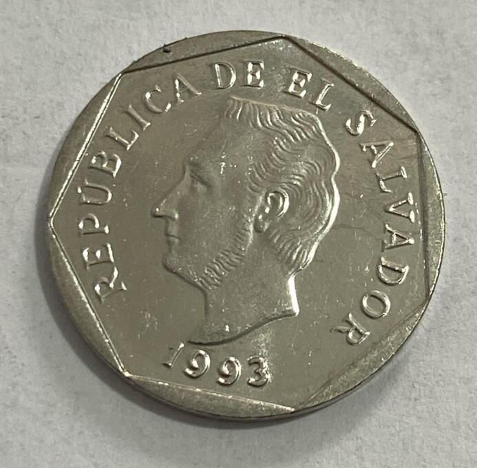 世界各国流通币专场 1993年萨尔瓦多5分，全新