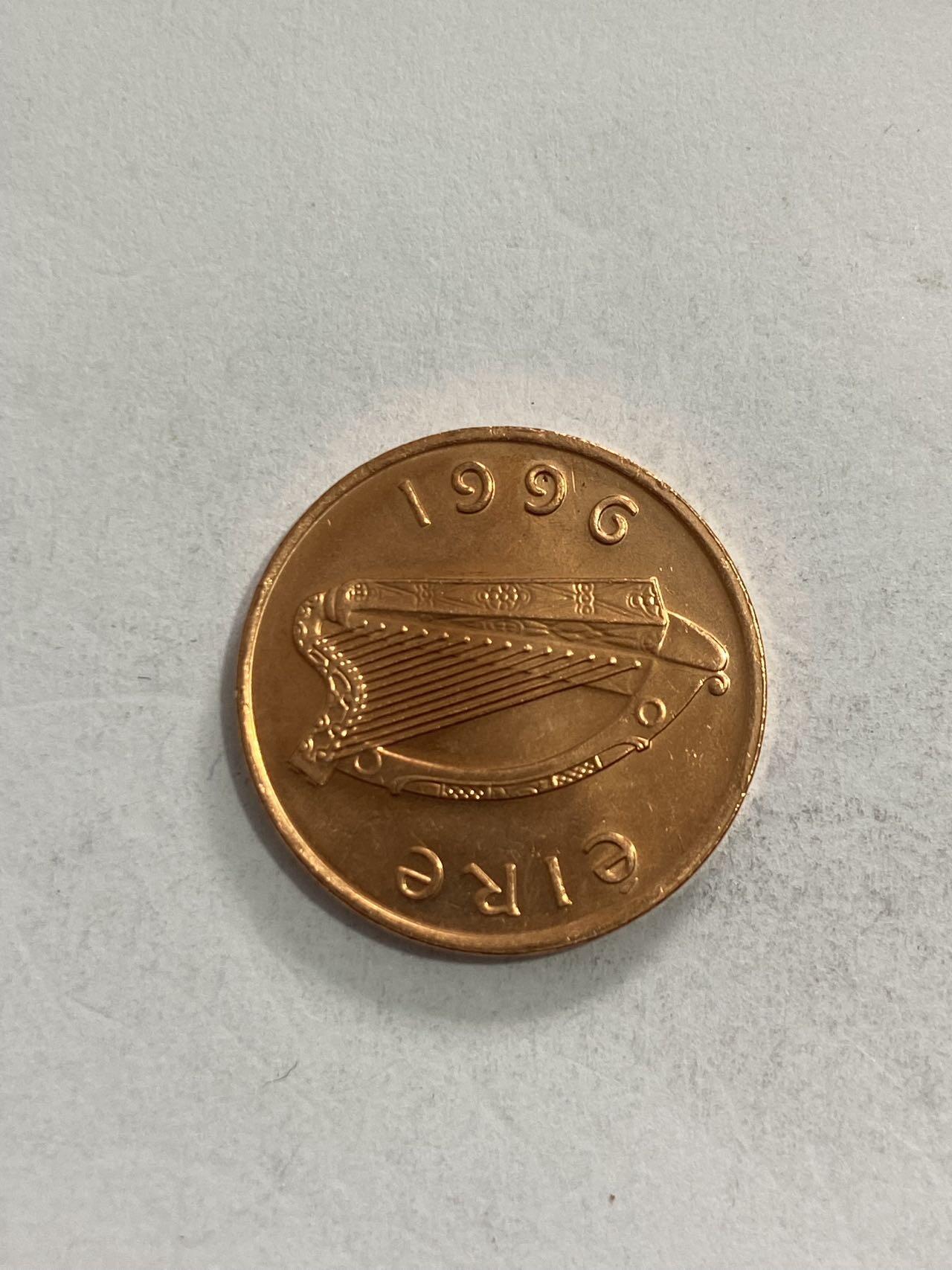 世界各国流通币专场 1996年爱尔兰1便士，全新