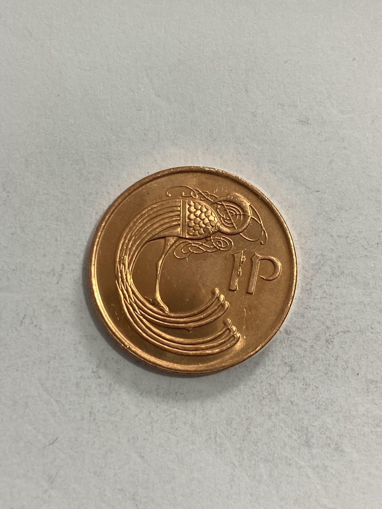 世界各国流通币专场 1996年爱尔兰1便士，全新