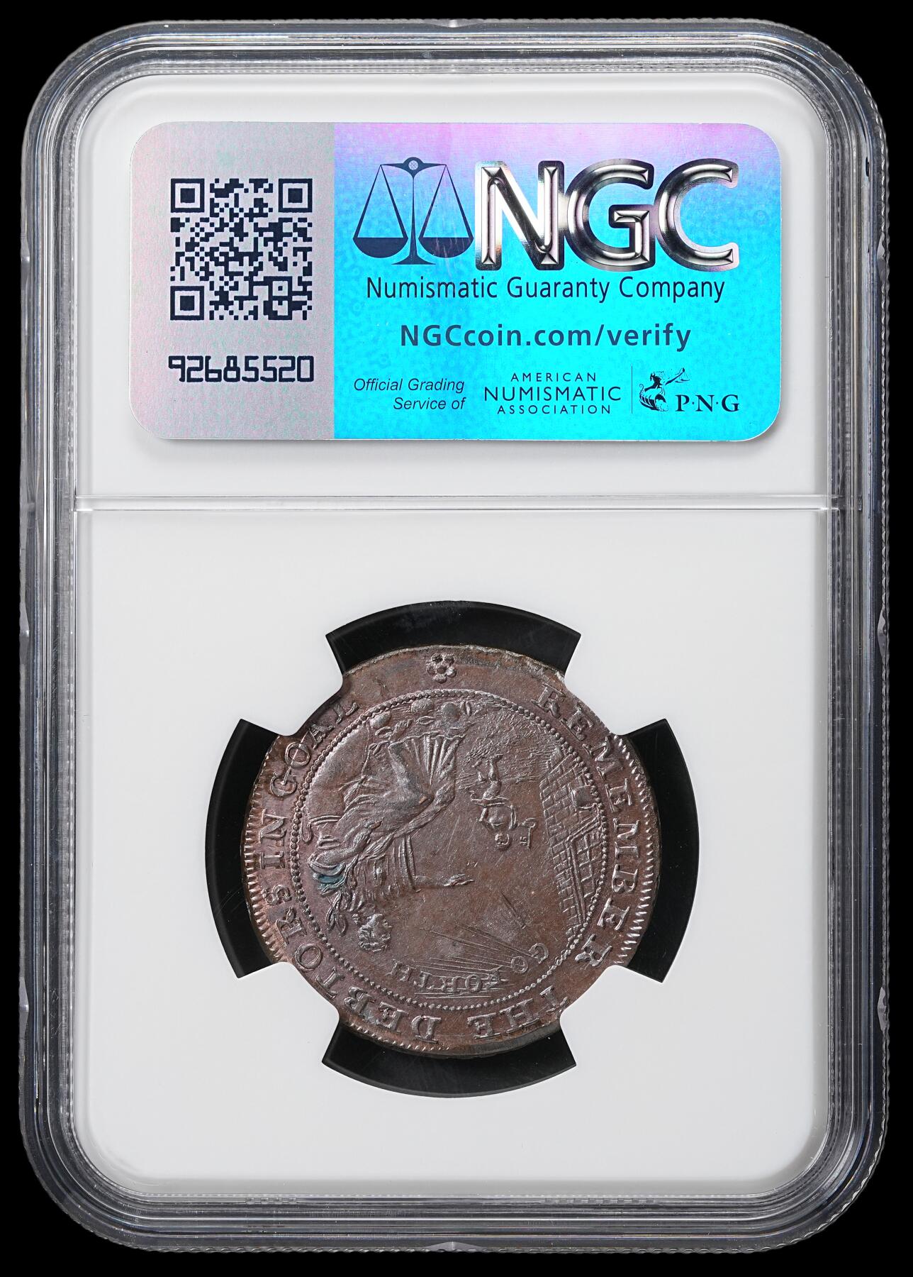 修遠堂世界钱币第六十一期 NGC MS62BN 1790年代英国萨默塞特郡-巴斯1/2便士代用币