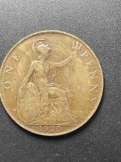 各个国家硬币专场1 乔治五世 31mm 英国1920-1936年代1便士铜币硬币