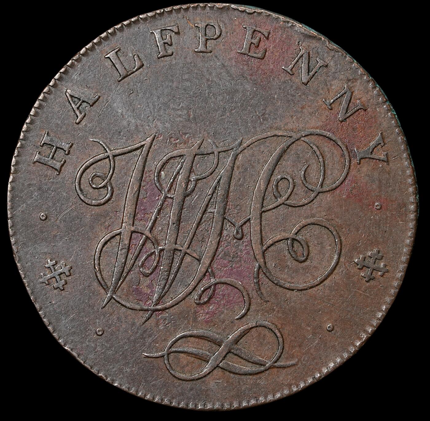 修遠堂世界钱币第六十一期 1797年英国斯坦福1/2便士代用币