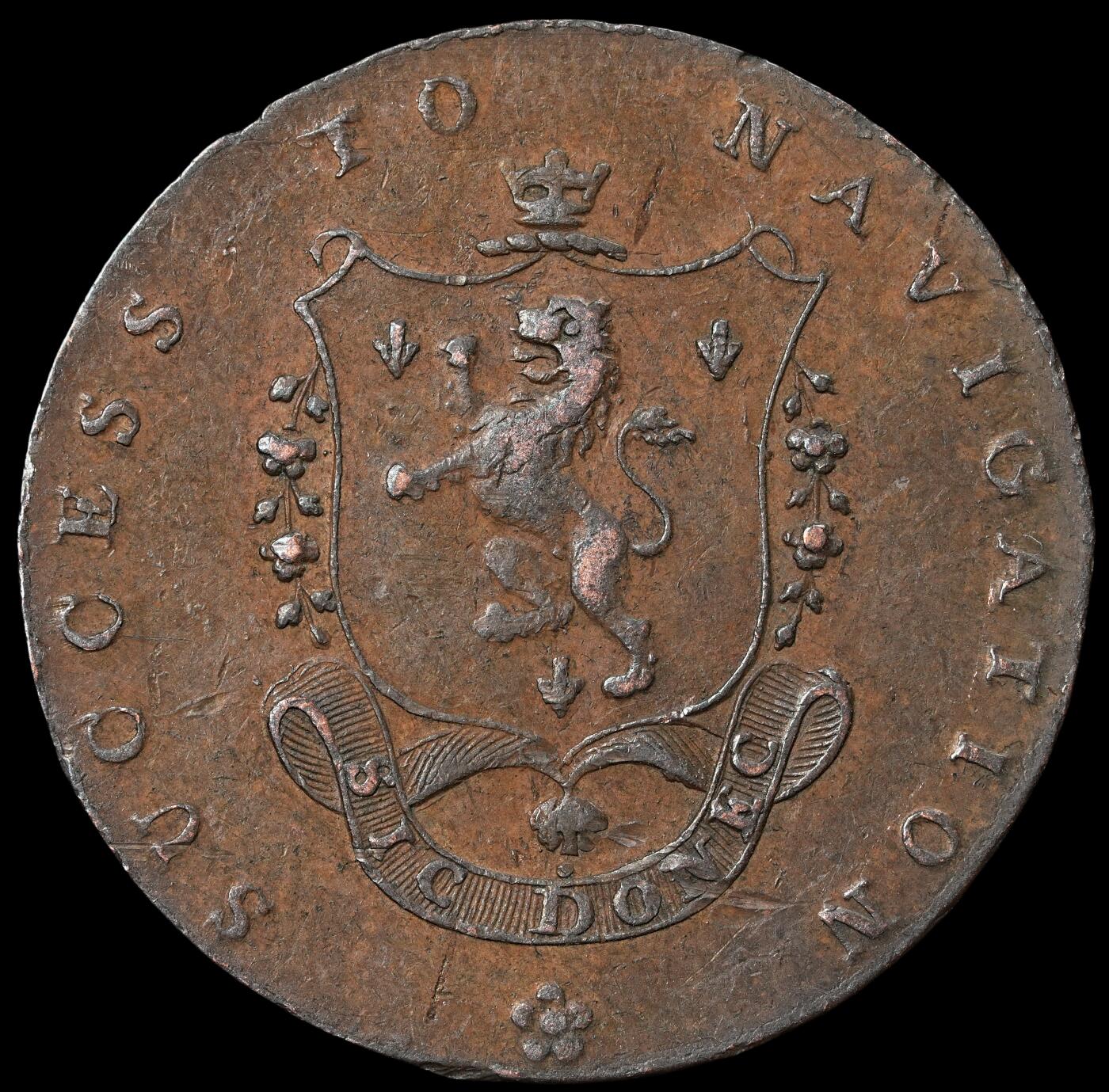 修遠堂世界钱币第六十一期 1793年曼城1/2便士代用币