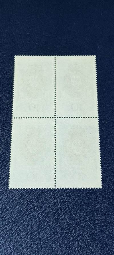 德国邮票专场，都是四方联 德国邮票四方连，1975年发行，普鲁士皇家邮局徽志，品相如图