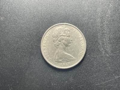 各个国家硬币专场1 新西兰1967年10分镍币