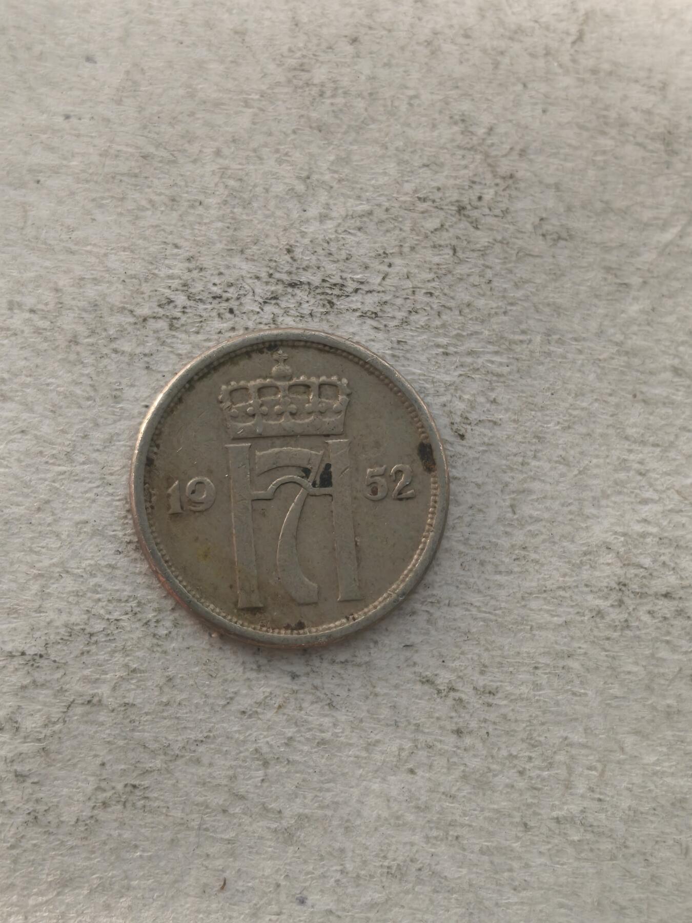 Krab外币市集Vol.6 挪威1952年10欧尔