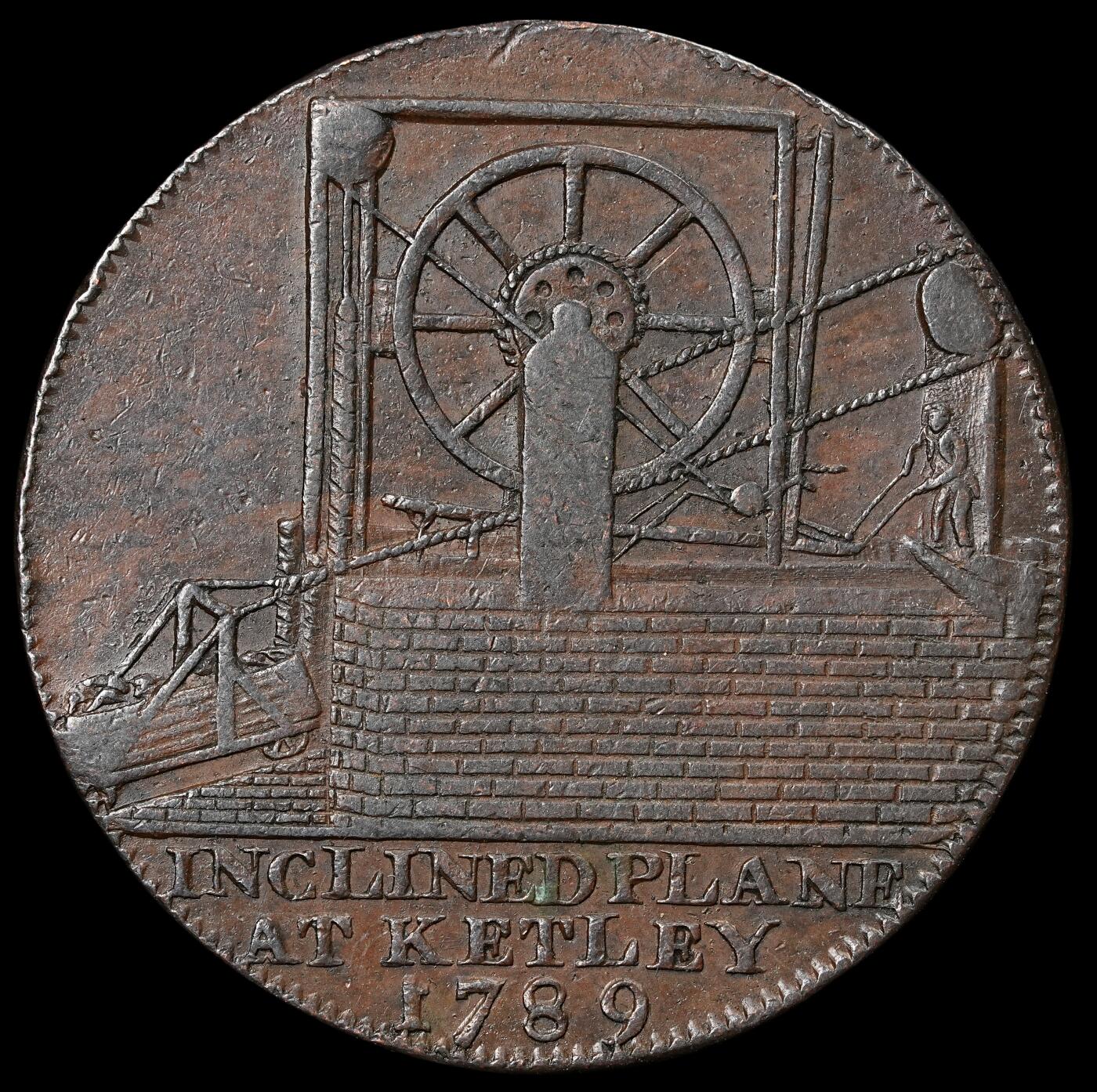 修遠堂世界钱币第六十一期 1792年英国什罗郡1/2便士代用币