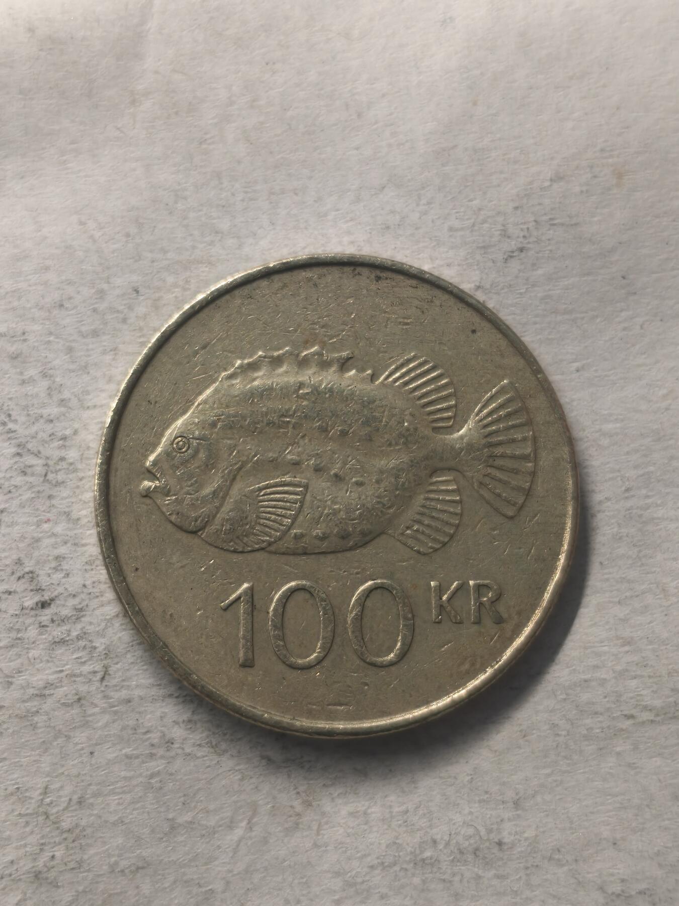 Krab外币市集Vol.6 冰岛1995年100克朗