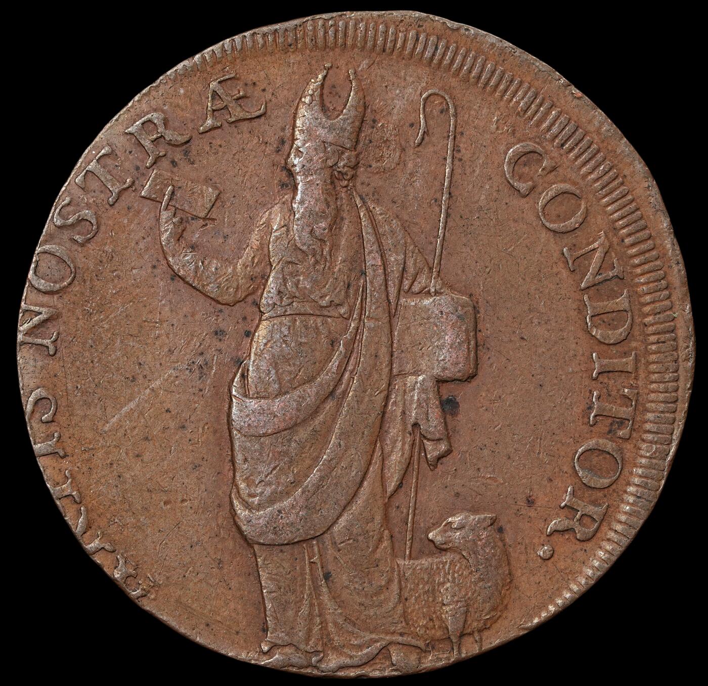 修遠堂世界钱币第六十一期 1791年英国利兹1/2便士代用币