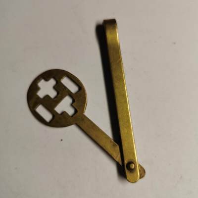 藏珍品阁专场73期 - 清代铜钥匙，可折叠