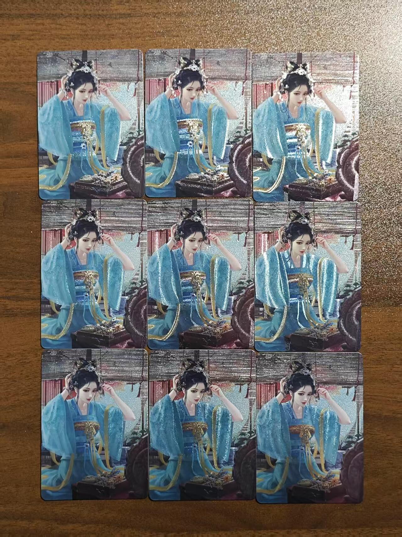 光影卡牌第八期，亲签卡，古风美女卡，各家套卡，持续收拍品