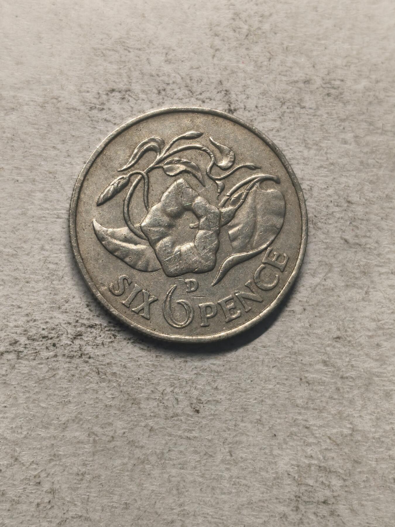 Krab外币市集Vol.6 赞比亚1964年6便士