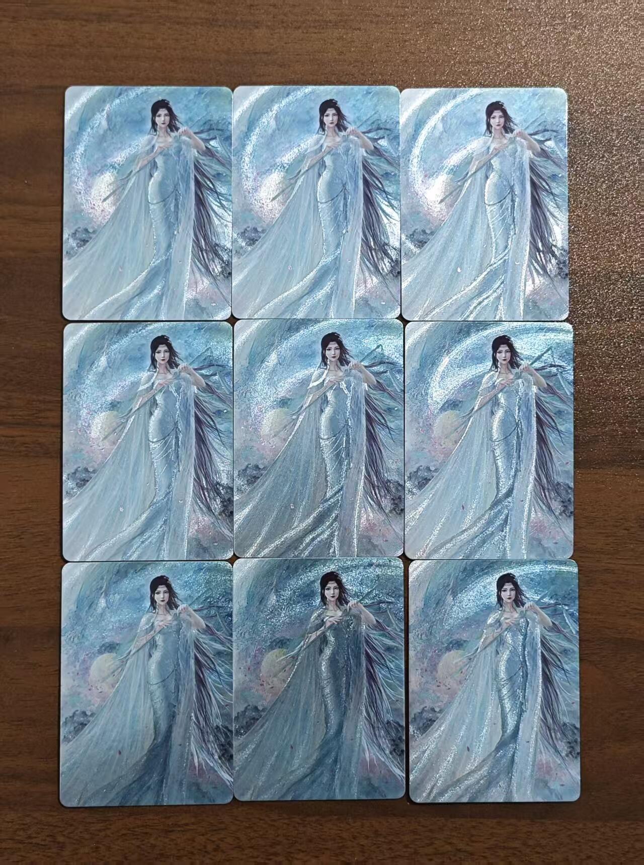 光影卡牌第八期，亲签卡，古风美女卡，各家套卡，持续收拍品 宁缺经典粗闪卡，斗破苍穹云韵粗闪9宫卡