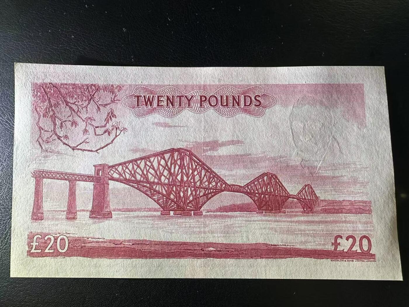 【Blue Auction】世界纸币精拍第634期【精】——16级TOP拍卖/信誉/品质/专业/高效💫 苏格兰 1957年20镑 AU品相