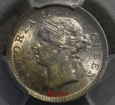 1900年维多利亚女王 香港五仙银币， 5C - 1900年维多利亚女王 香港五仙银币， 5C