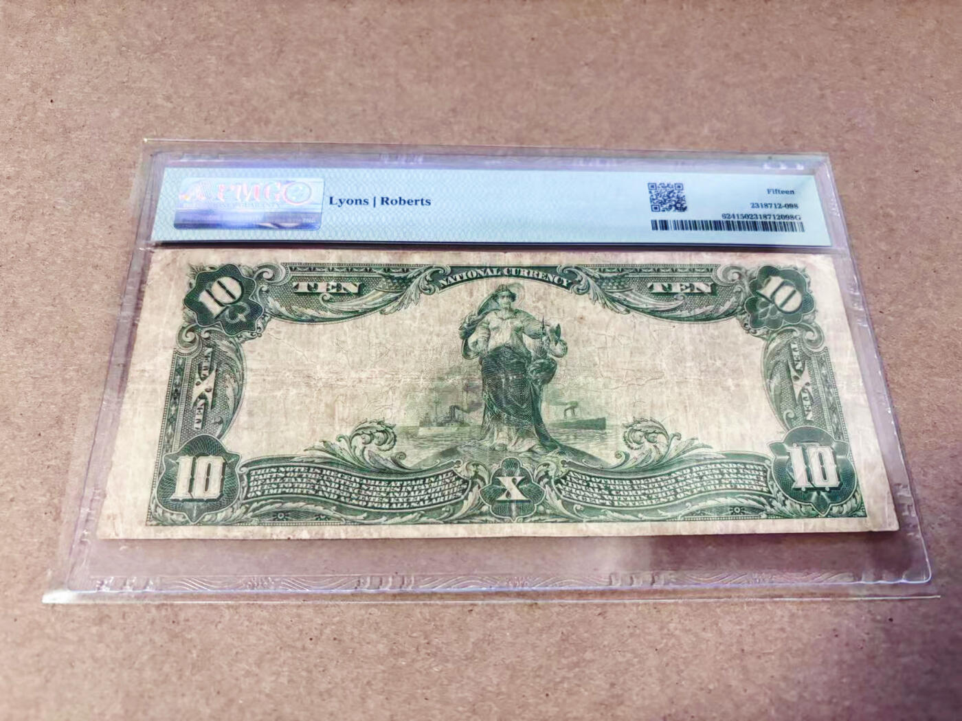 【Blue Auction】世界纸币精拍第634期【精】——16级TOP拍卖/信誉/品质/专业/高效💫 美国 1902年10美金 大票幅 PMG15