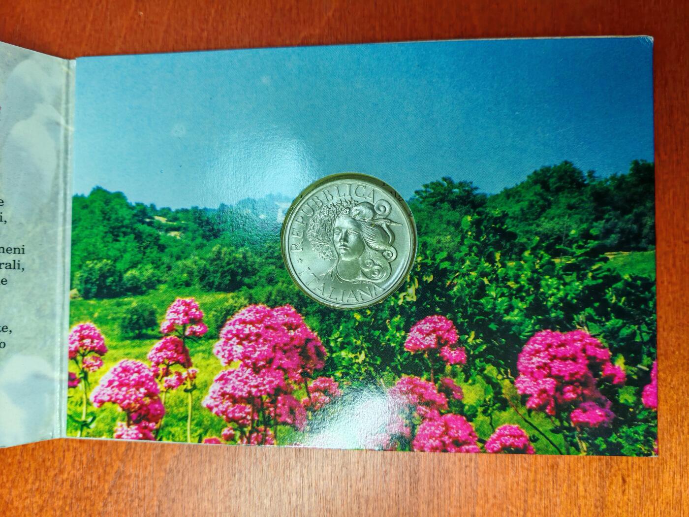 长老汇蛇年精选第七场拍卖 1994意大利动植物系列1000里拉银币卡装