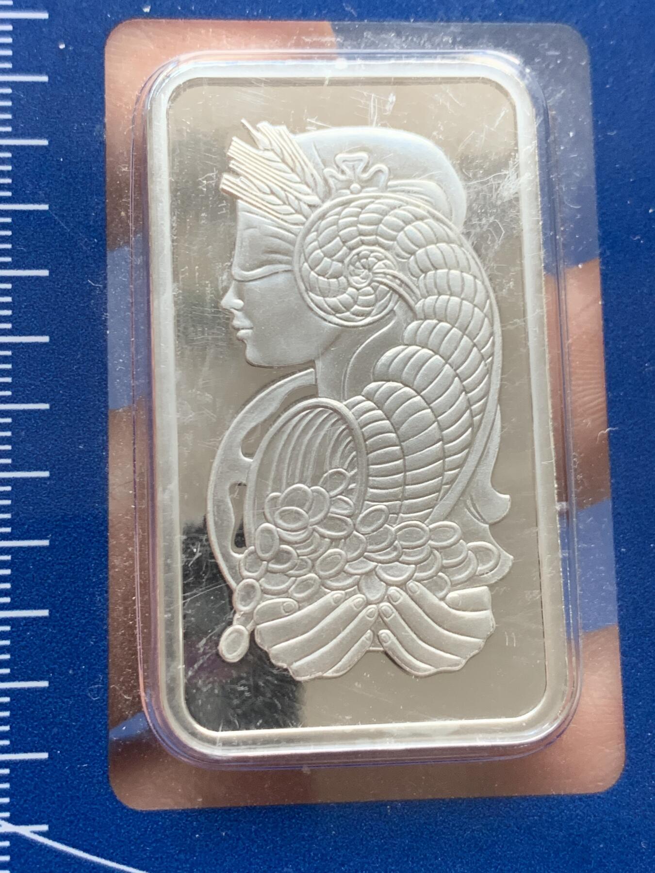 《竞宝斋》第363场 周日，周一，周二  3场连拍 （全场包邮） PAMP 1盎司投资银条 999银