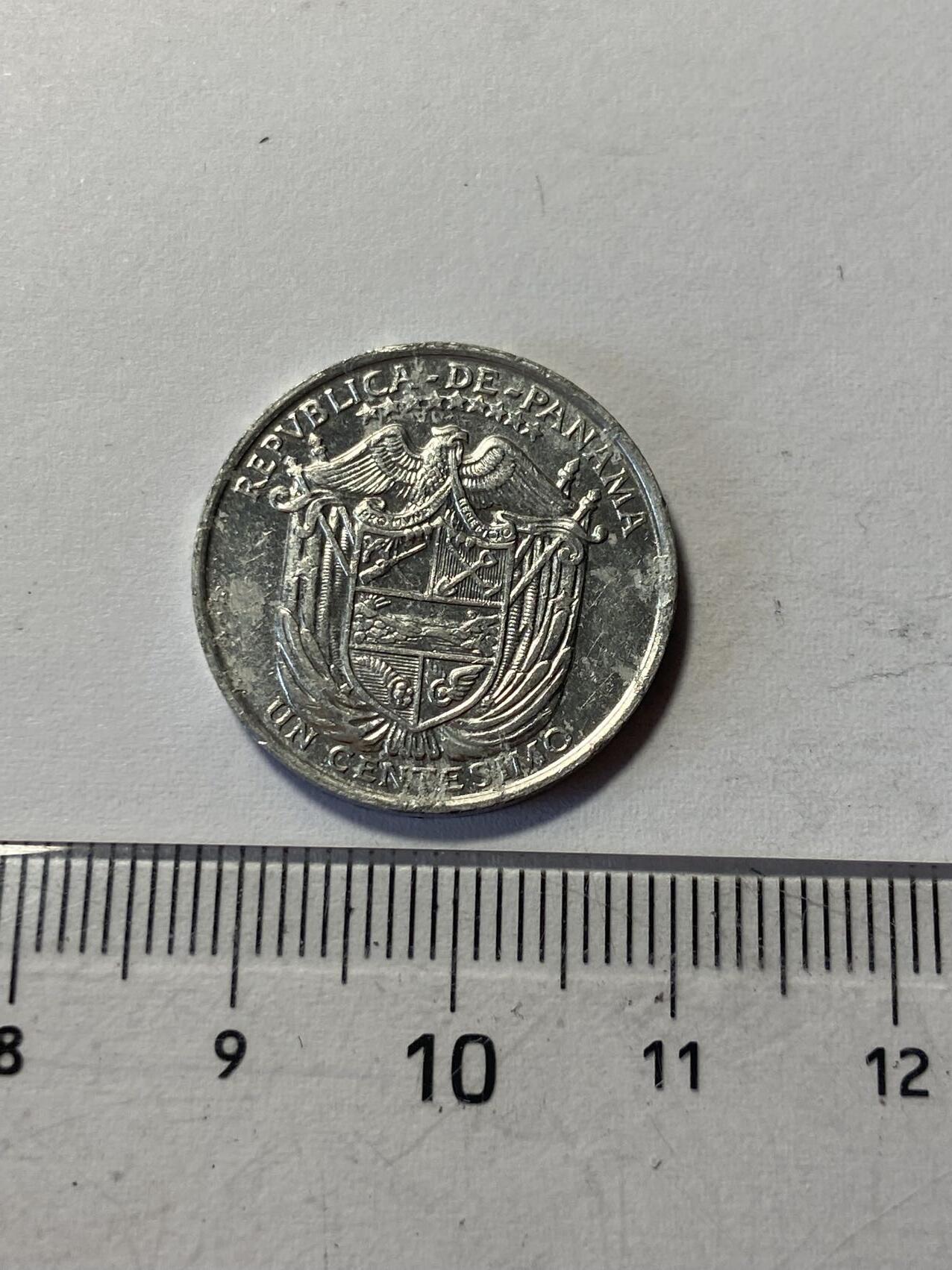 世界各国流通币专场，第二期 2000年巴拿马1分，好品，F.A.O纪念币