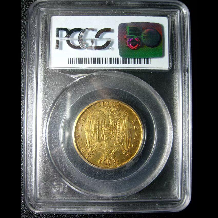 PCGS-XF40意大利拿破仑金币,拿破仑一世40里拉,1810M,老盒评级