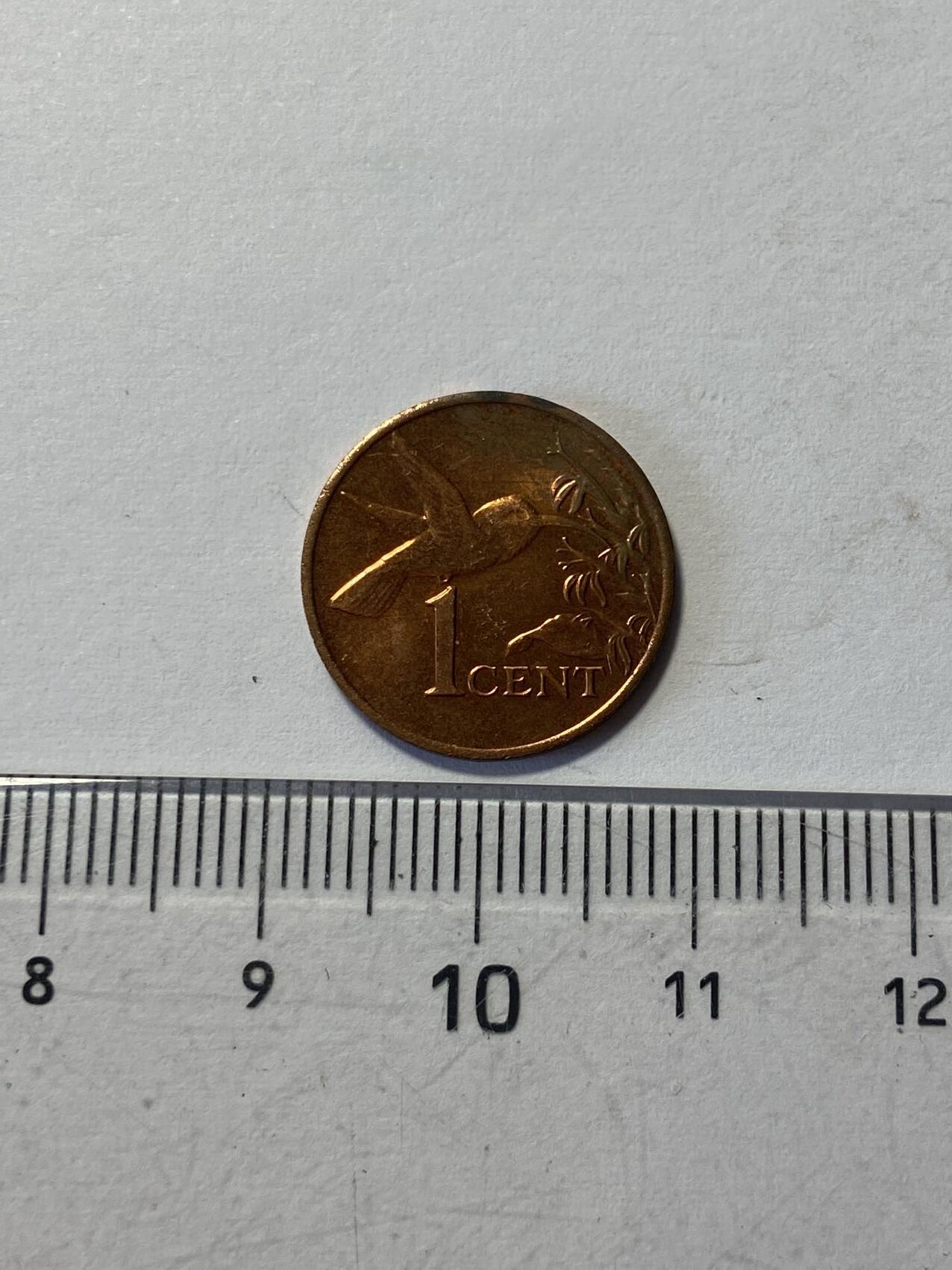 世界各国流通币专场，第二期 1999年特立尼达和多巴哥1分，好品