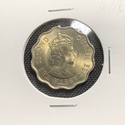 KK钱币收藏小铺 第247场 2月预留时间 周末发货 -  1969英属毛里求斯10分 好品