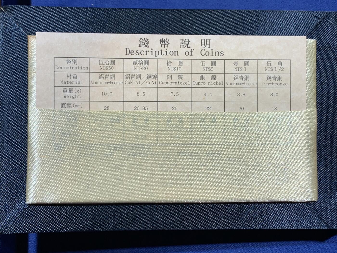 《竞宝斋》第363场 周日，周一，周二  3场连拍 （全场包邮） 台湾省一轮生肖羊年精致套币含半盎司大银章 收藏投资必备品种
