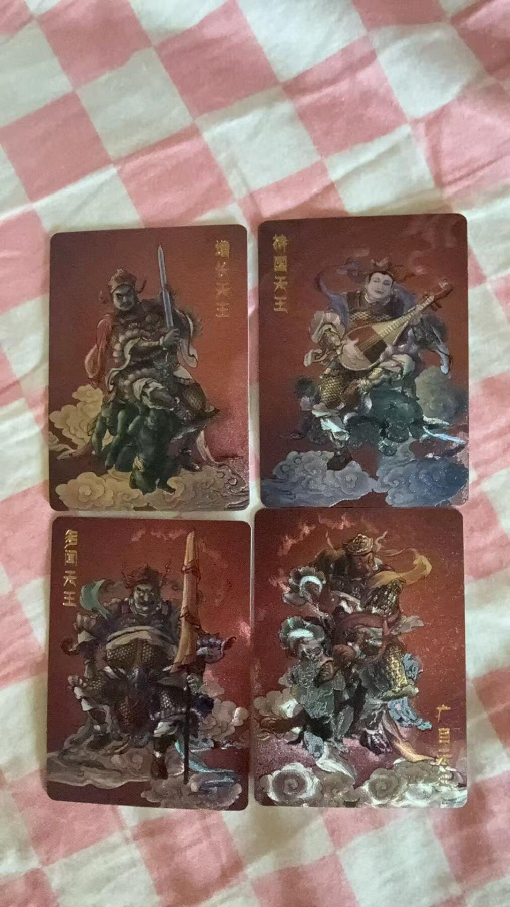 光影卡牌第八期，亲签卡，古风美女卡，各家套卡，持续收拍品 李云中红背四大天王粗闪