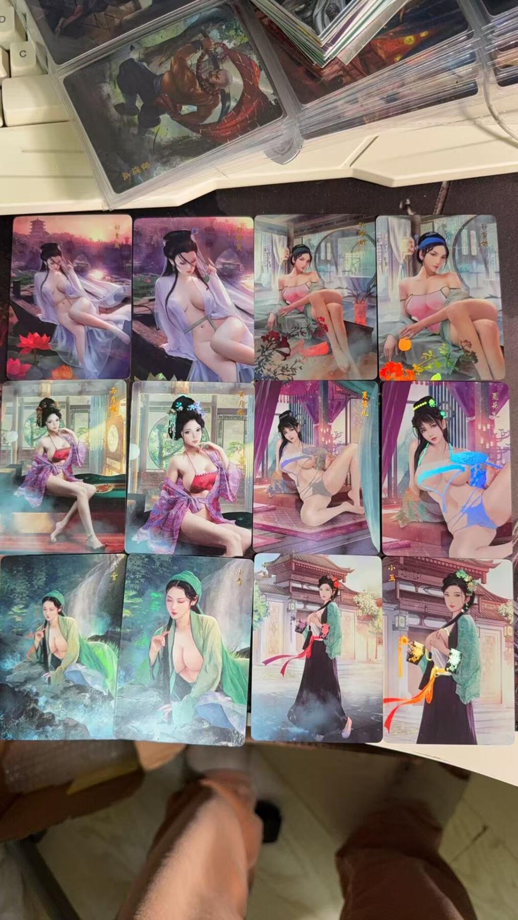 光影卡牌第八期，亲签卡，古风美女卡，各家套卡，持续收拍品