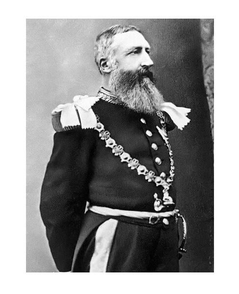 比利时1899年 利奥波德二世高浮雕精制大镀金章 55MM