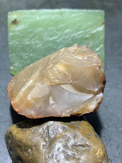 精美川料铁红皮荔枝冻大开窗料南红玛瑙原石一颗 精美川料铁红皮荔枝冻大开窗料南红玛瑙原石一颗