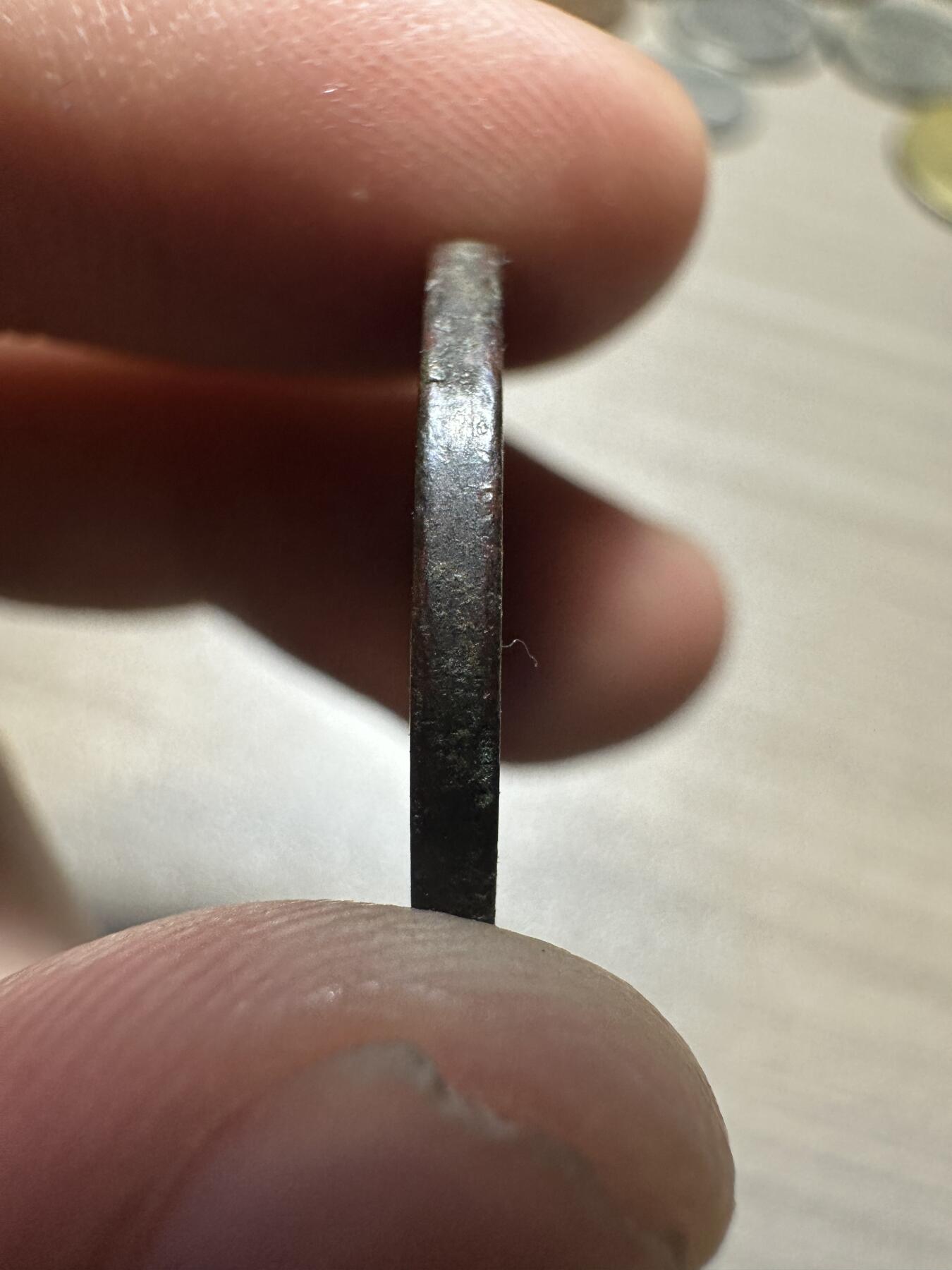 无佣金，章，世界钱币 冀东政府壹分，带绿锈