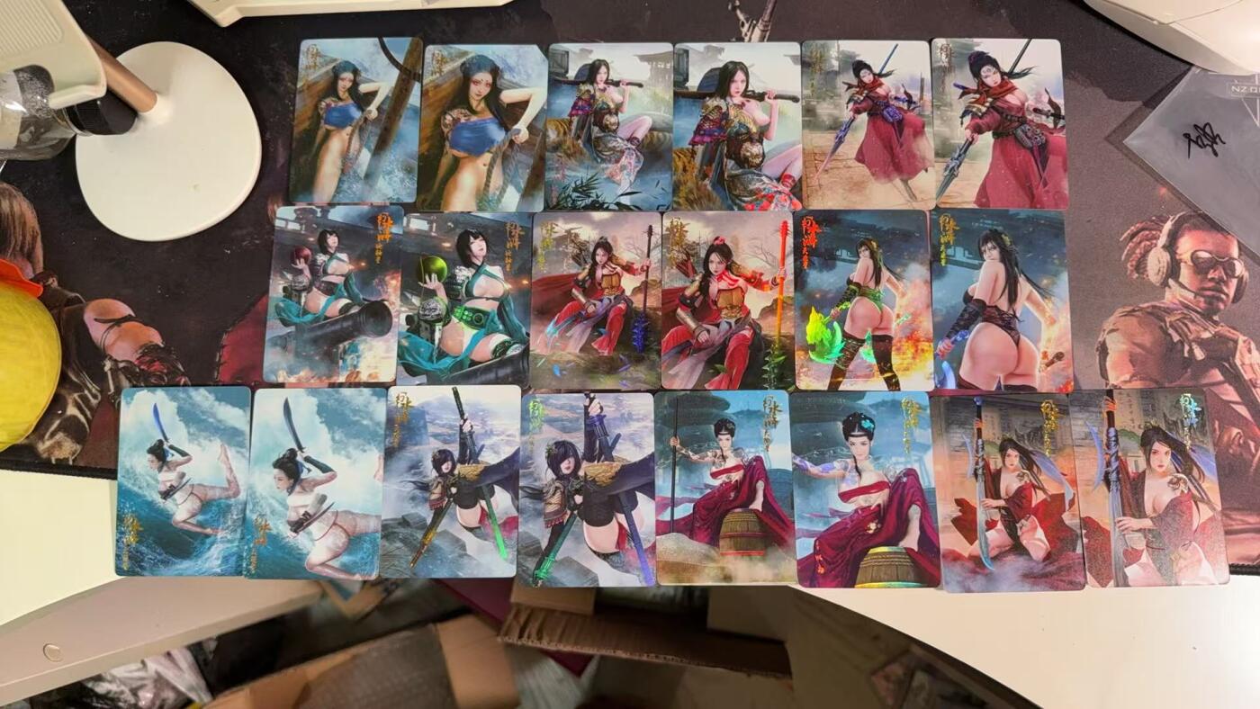 光影卡牌第八期，亲签卡，古风美女卡，各家套卡，持续收拍品