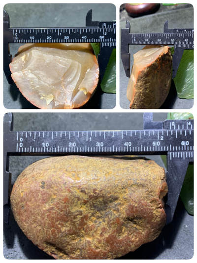 精美川料铁红皮荔枝冻大开窗料南红玛瑙原石一颗 精美川料铁红皮荔枝冻大开窗料南红玛瑙原石一颗