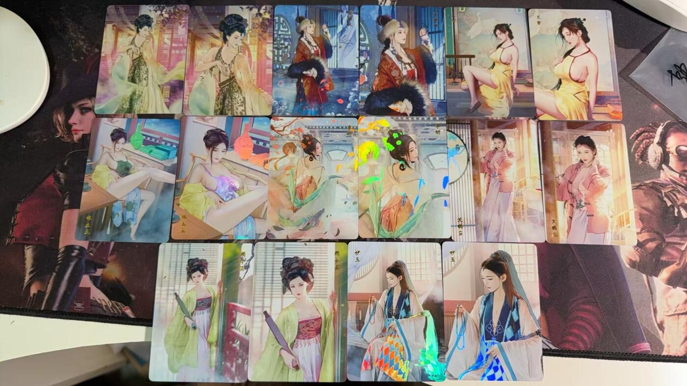 光影卡牌第八期，亲签卡，古风美女卡，各家套卡，持续收拍品