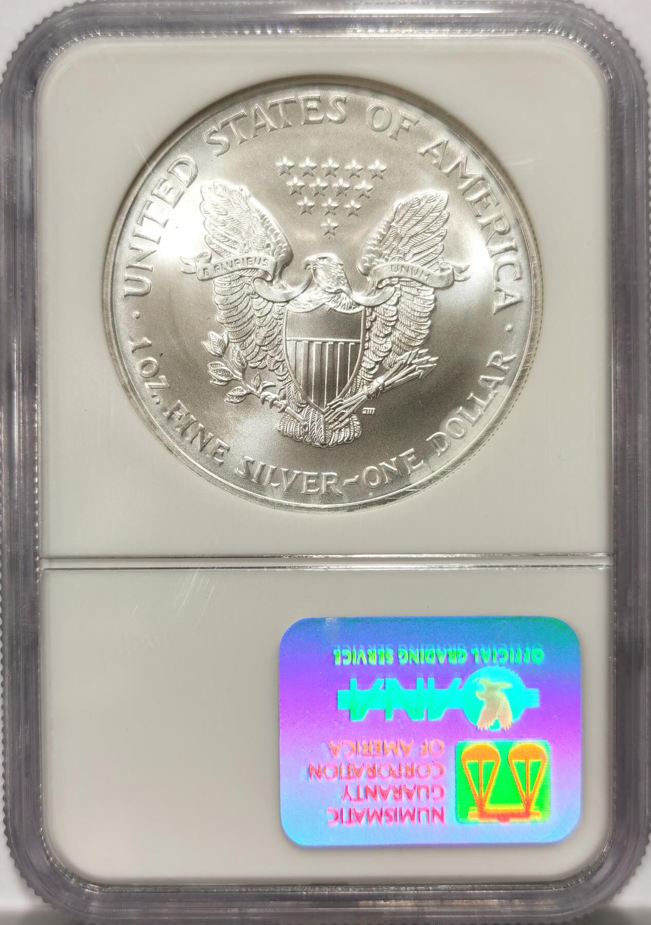 博洋堂世界钱币拍卖第115期（全场包邮） NGC MS69 2003美国行走女神银币一元