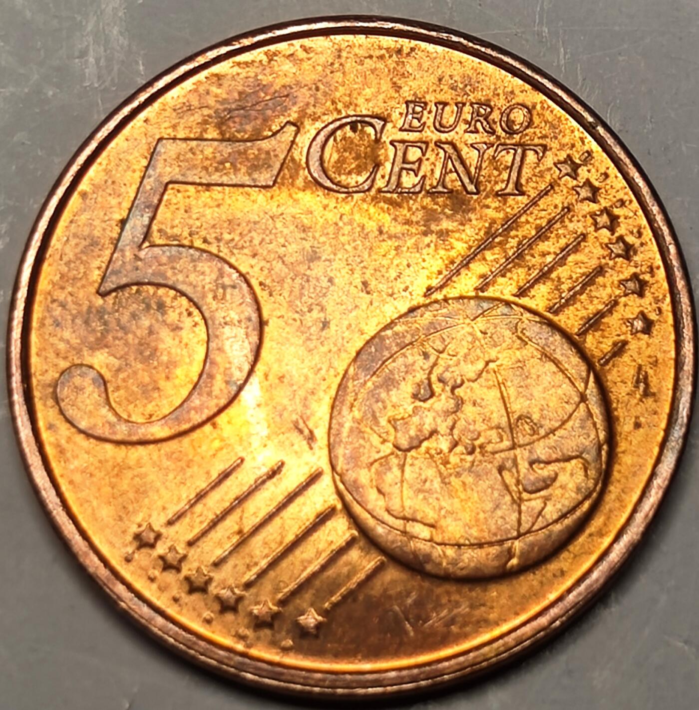 泉币菌-第10场-中外散币乐园 美品 欧盟元荷兰2005年5欧分 贝娅特丽克丝女王 