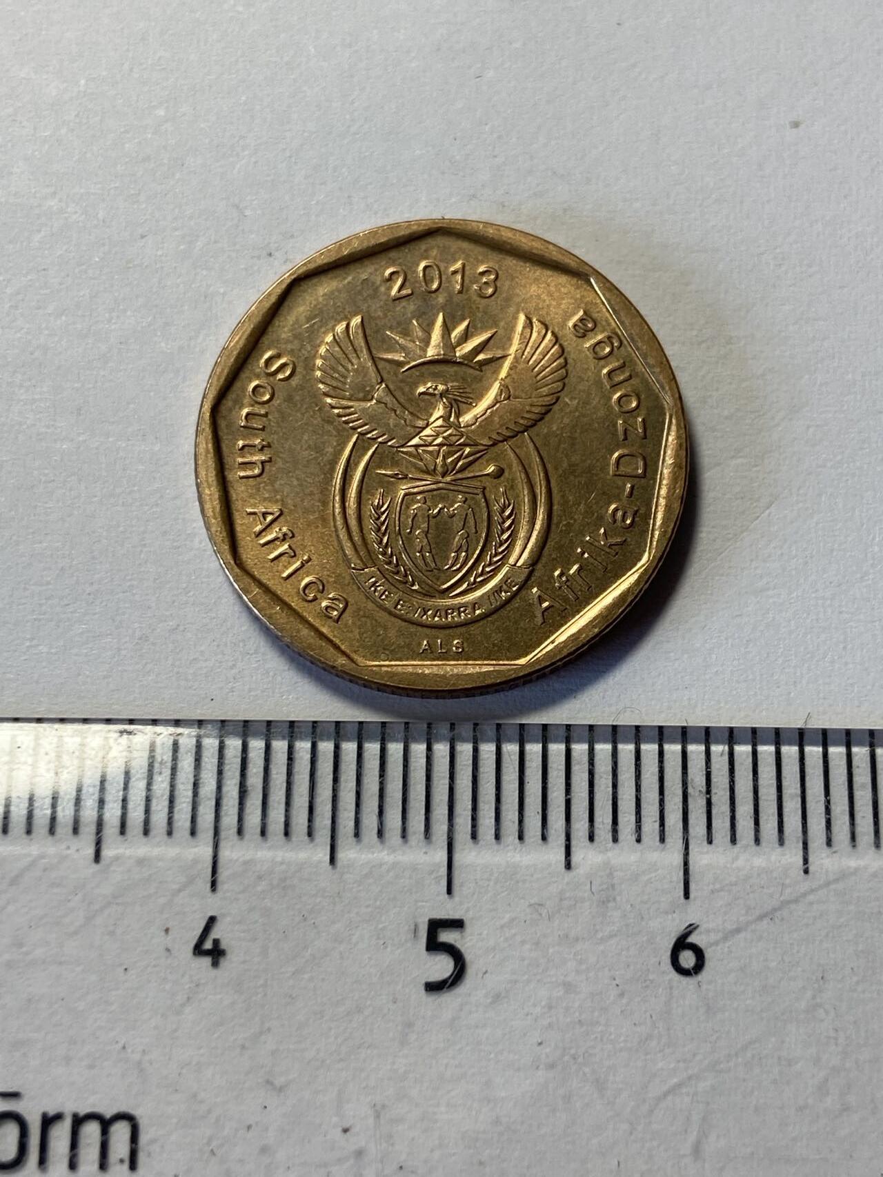 世界各国流通币专场，第二期 2013年南非50分，好品