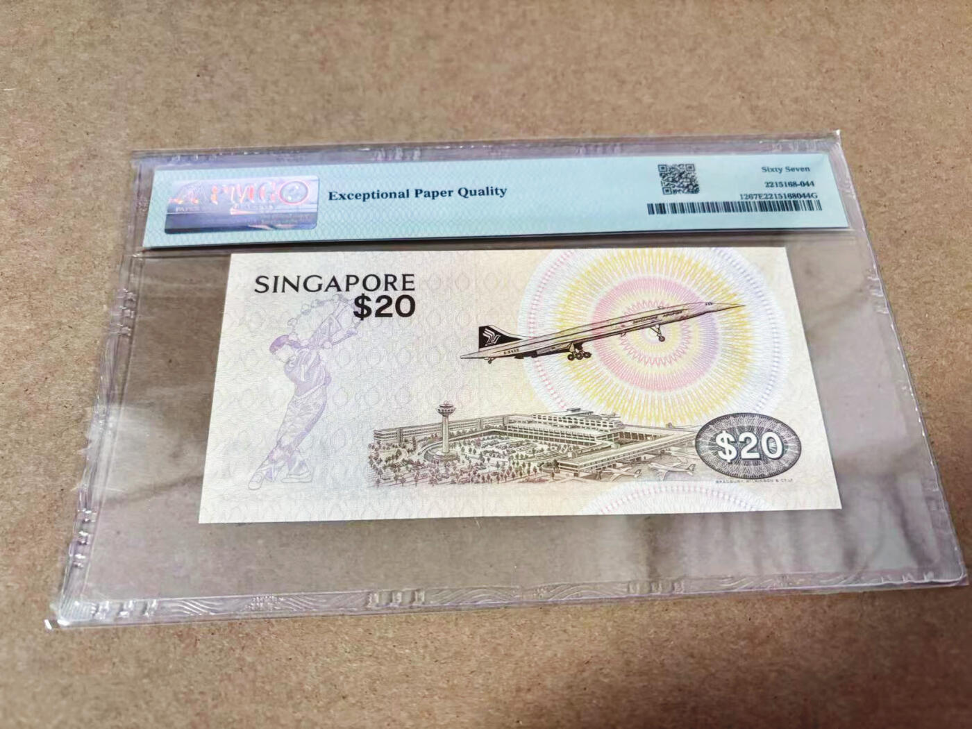 【Blue Auction】世界纸币精拍第635期【精】——16级TOP拍卖/信誉/品质/专业/高效💫 【无47】新加坡 1979年20元   PMG67EPQ 高分