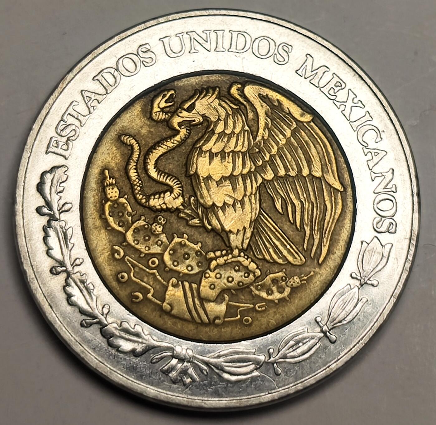 泉币菌-第10场-中外散币乐园 墨西哥2比索 🦅叼蛇