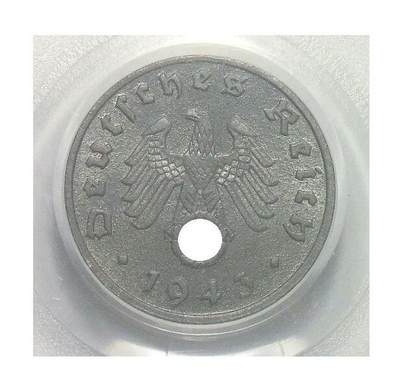 PCGS MS64 德国第三帝国1943年E版1芬尼 难得开卷原光 - PCGS MS64 德国第三帝国1943年E版1芬尼 难得开卷原光